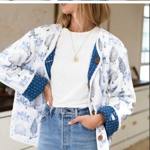 Emerson Fry reversible quilted jacket, new without tags